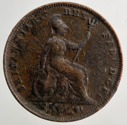 1825 George IV Farthing | Collectable Grade | a9237