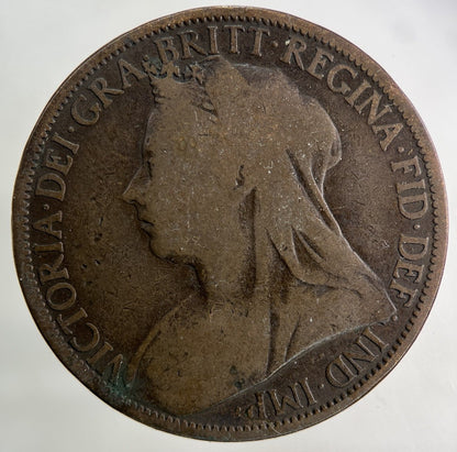 1895 Victoria One Penny Coin | Collectable Grade