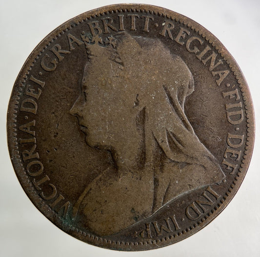 1895 Victoria One Penny Coin | Collectable Grade