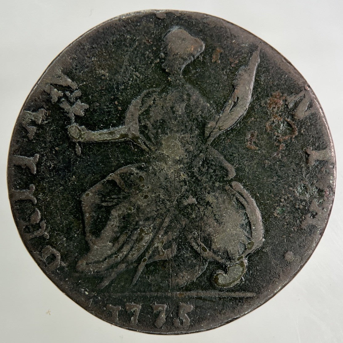 1775 George III 3rd Half - Penny Coin | Fine Collectable Grade