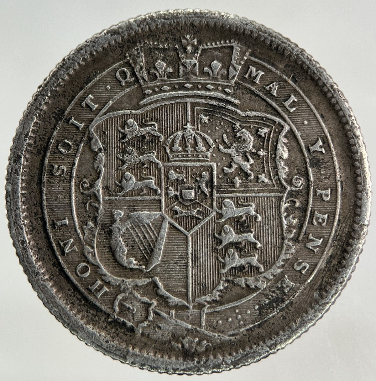 1817 George III 3rd Shilling Silver Coin | Very High Grade