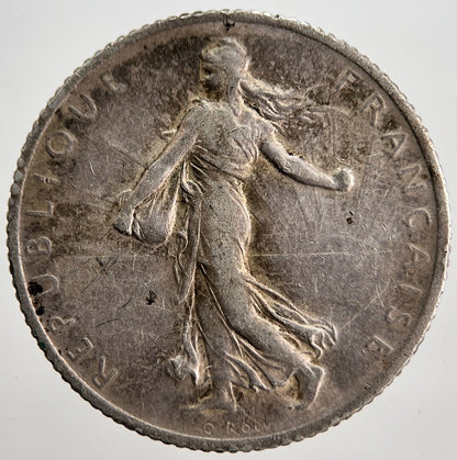 1915 France 1 One Franc Silver Coin | Collectable Grade