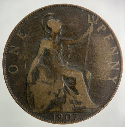 1907 Edward VII One Penny Coin | Collectable Grade