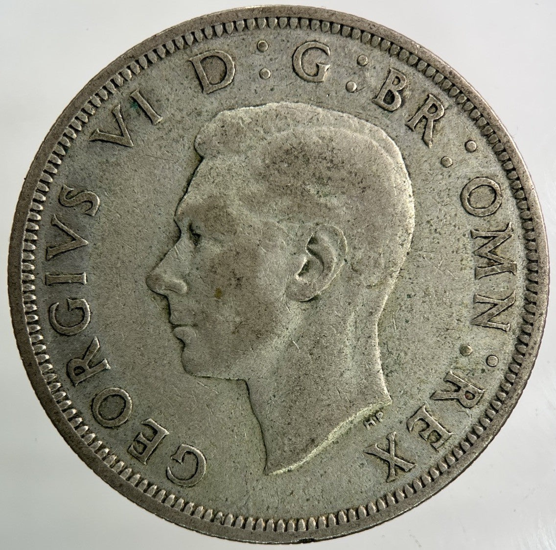 1944 George VI Half - Crown Silver Coin | Fine Collectable Grade