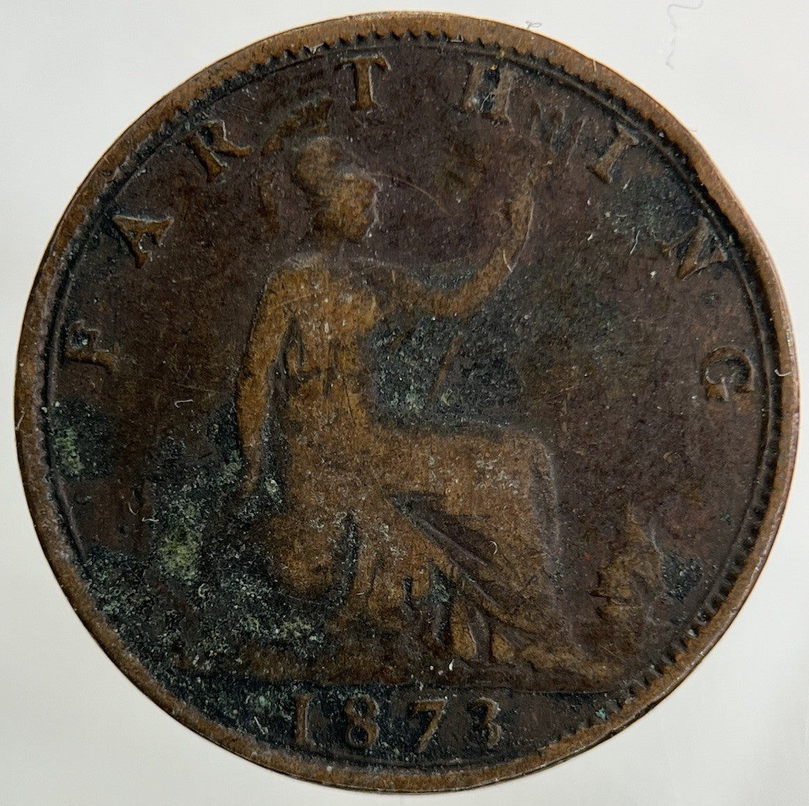 1873 Victoria Farthing Coin | Collectable Grade