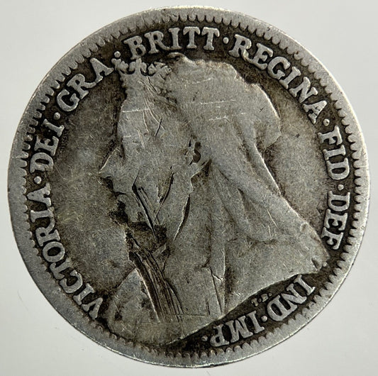 1901 Victoria Threepence Silver Coin | Collectable Grade
