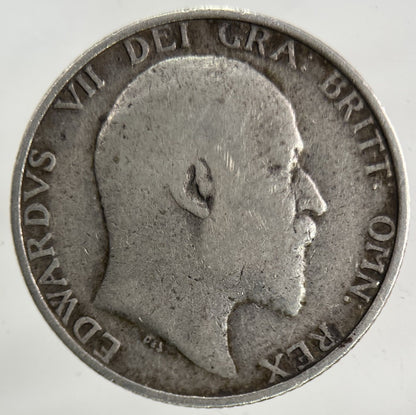 1909 Edward VII Shilling Silver Coin | Fine Collectable Grade