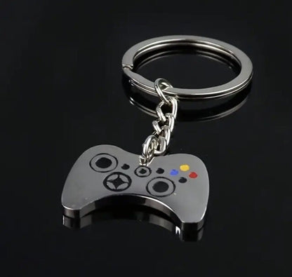 Metal Video Game Controller Gaming Shaped Keyring Premium Keychain Gift UK