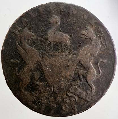 1793 Lancaster East India House Half - Penny Token | Collectable Grade