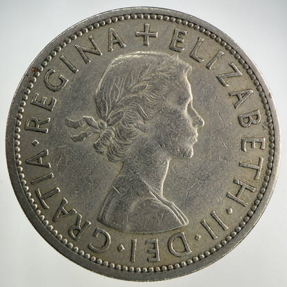 1957 Elizabeth II 2nd Half - Crown Coin | Fine Collectable Grade