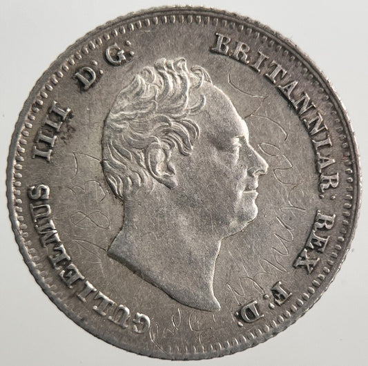 1836 William IV Four - Pence Groat Silver Coin | Very High Grade