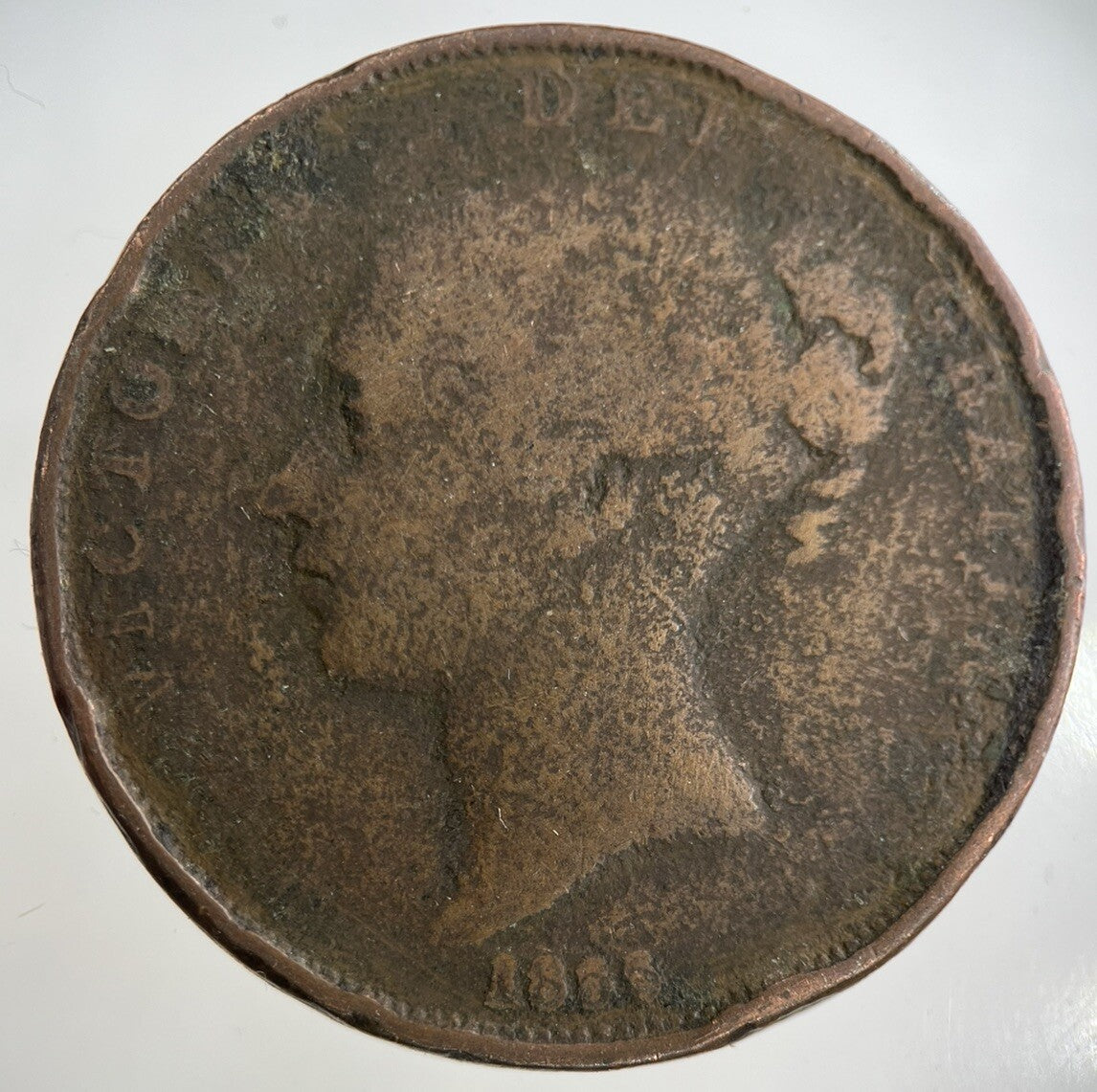 1855 Victoria One Penny Coin | Collectable Grade