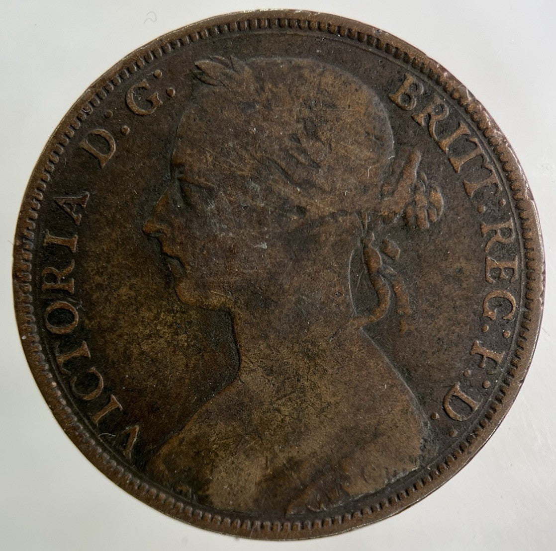 1885 Victoria One Penny Coin | Collectable Grade