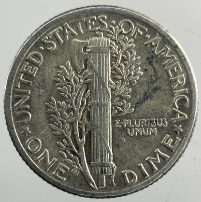 1940 US USA Mercury Dime Silver Coin | Fine Collectable Grade