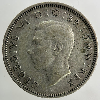 1944 George VI Shilling Silver Coin | Fine Collectable Grade