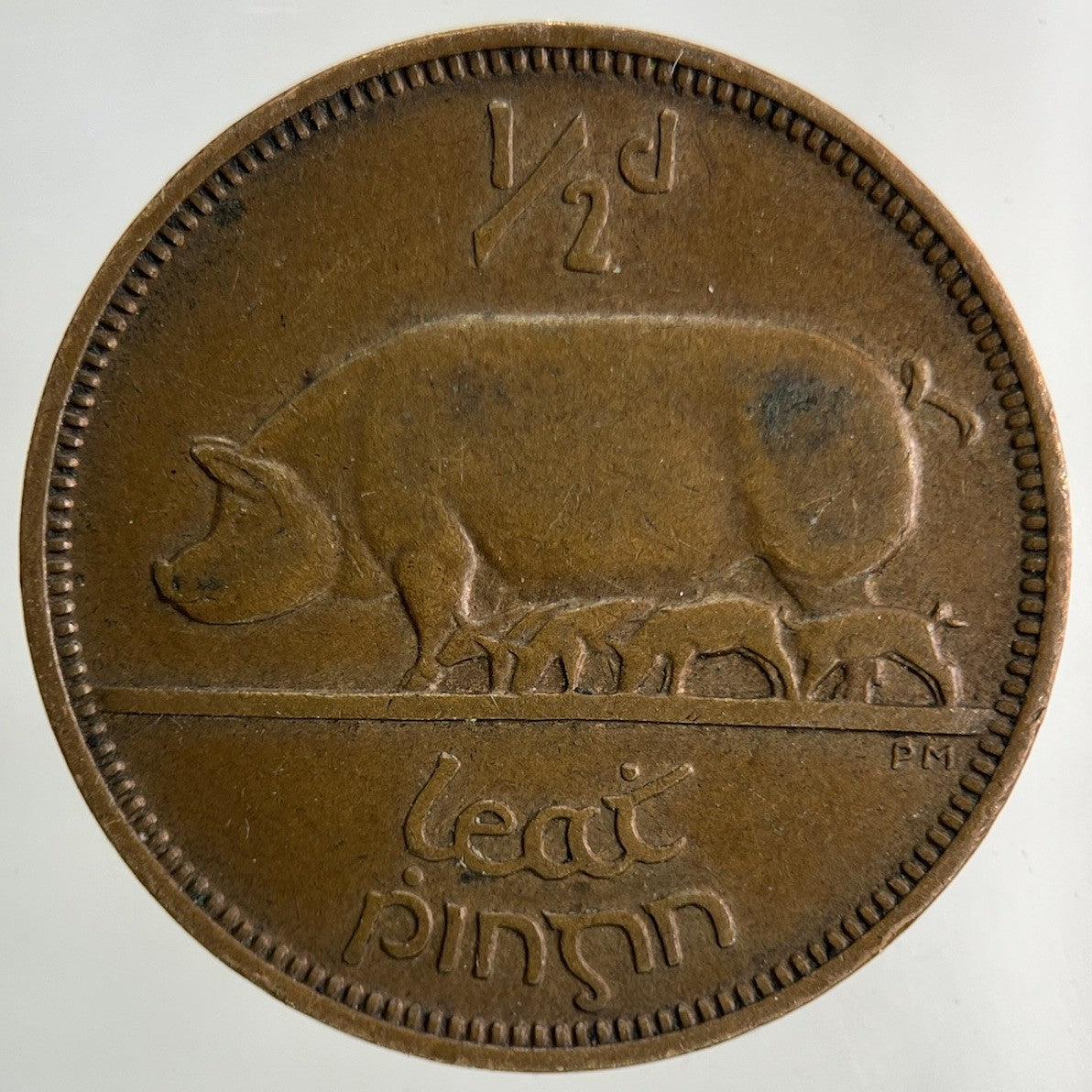 1942 Irish Half - Penny Coin | Very High Grade