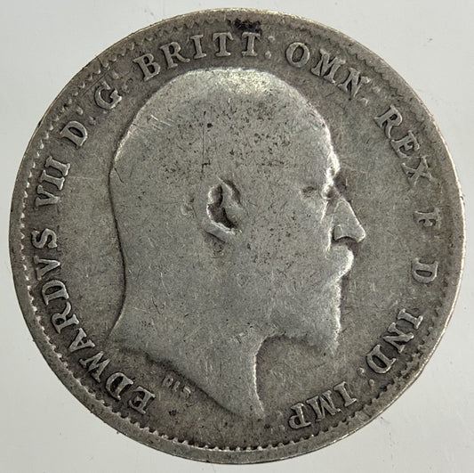 1910 Edward VII Threepence Silver Coin | Fine Collectable Grade
