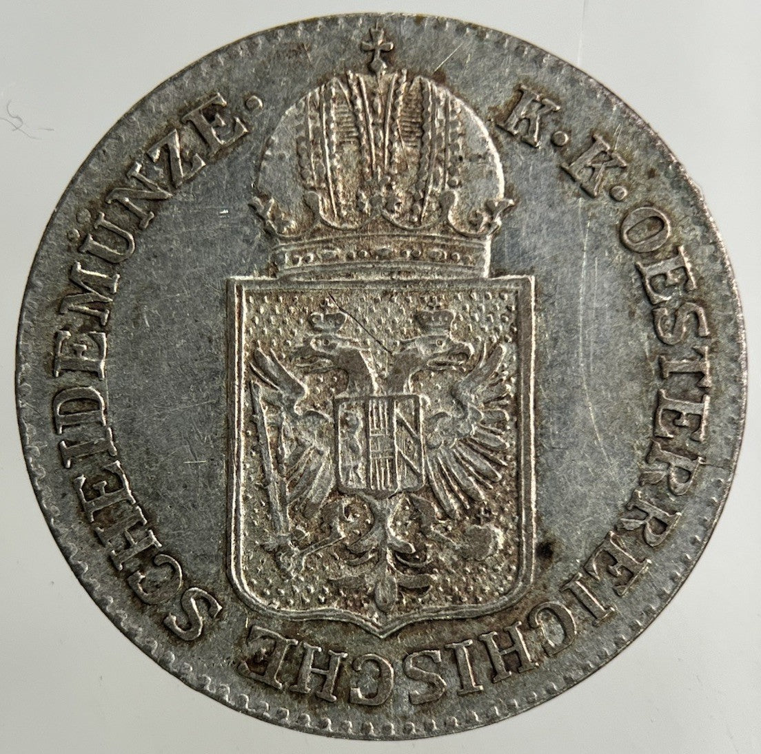 1849 Austria 6 Kreuzer Silver Coin | Very High Grade