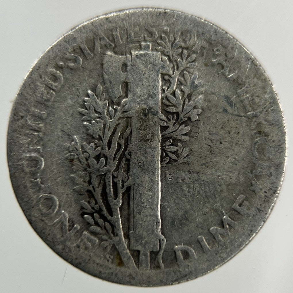 1920 - S US USA Mercury Dime Silver Coin | Collectable Grade