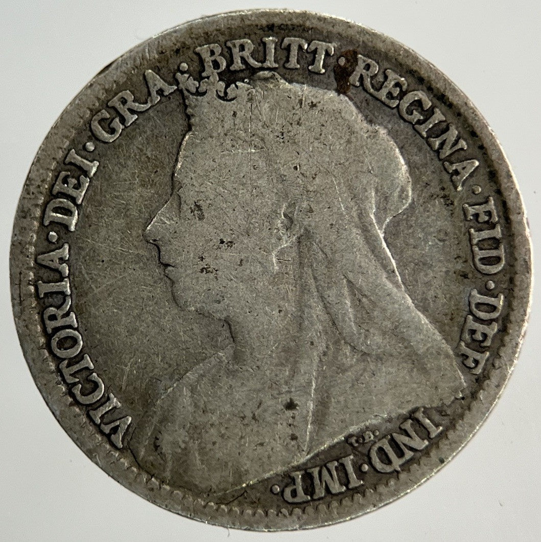 1896 Victoria Threepence Silver Coin | Collectable Grade
