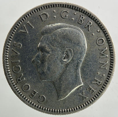 1944 George VI Shilling Silver Coin | Fine Collectable Grade