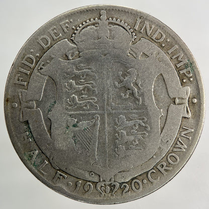 1920 George V Half - Crown Silver Coin | Collectable Grade