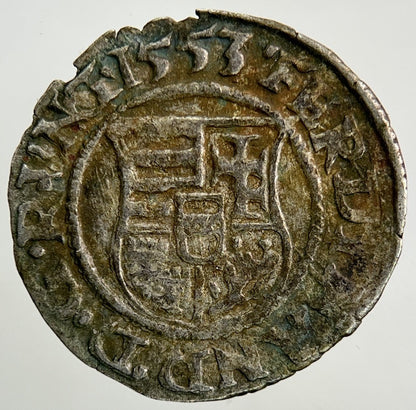 1553 Hungary Denar Silver Coin | Fine Collectable Grade