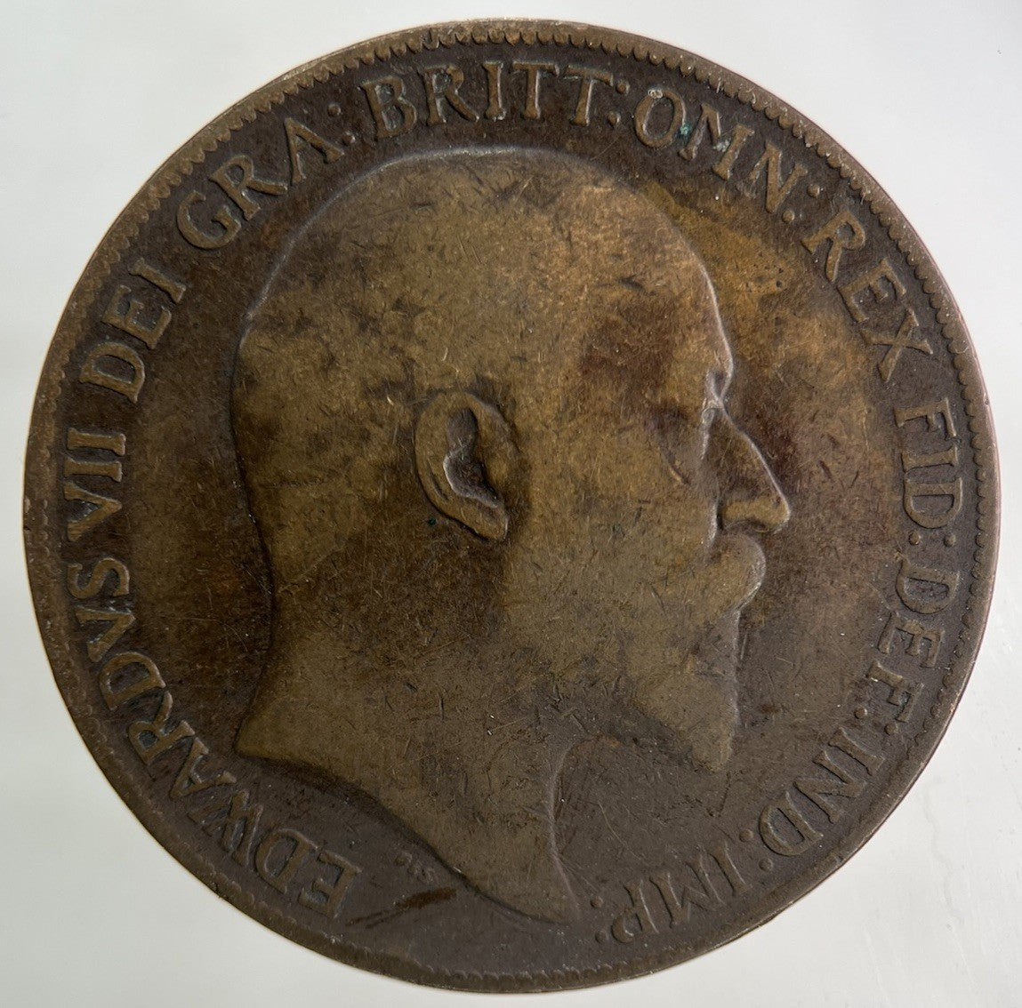 1910 Edward VII One Penny Coin | Collectable Grade