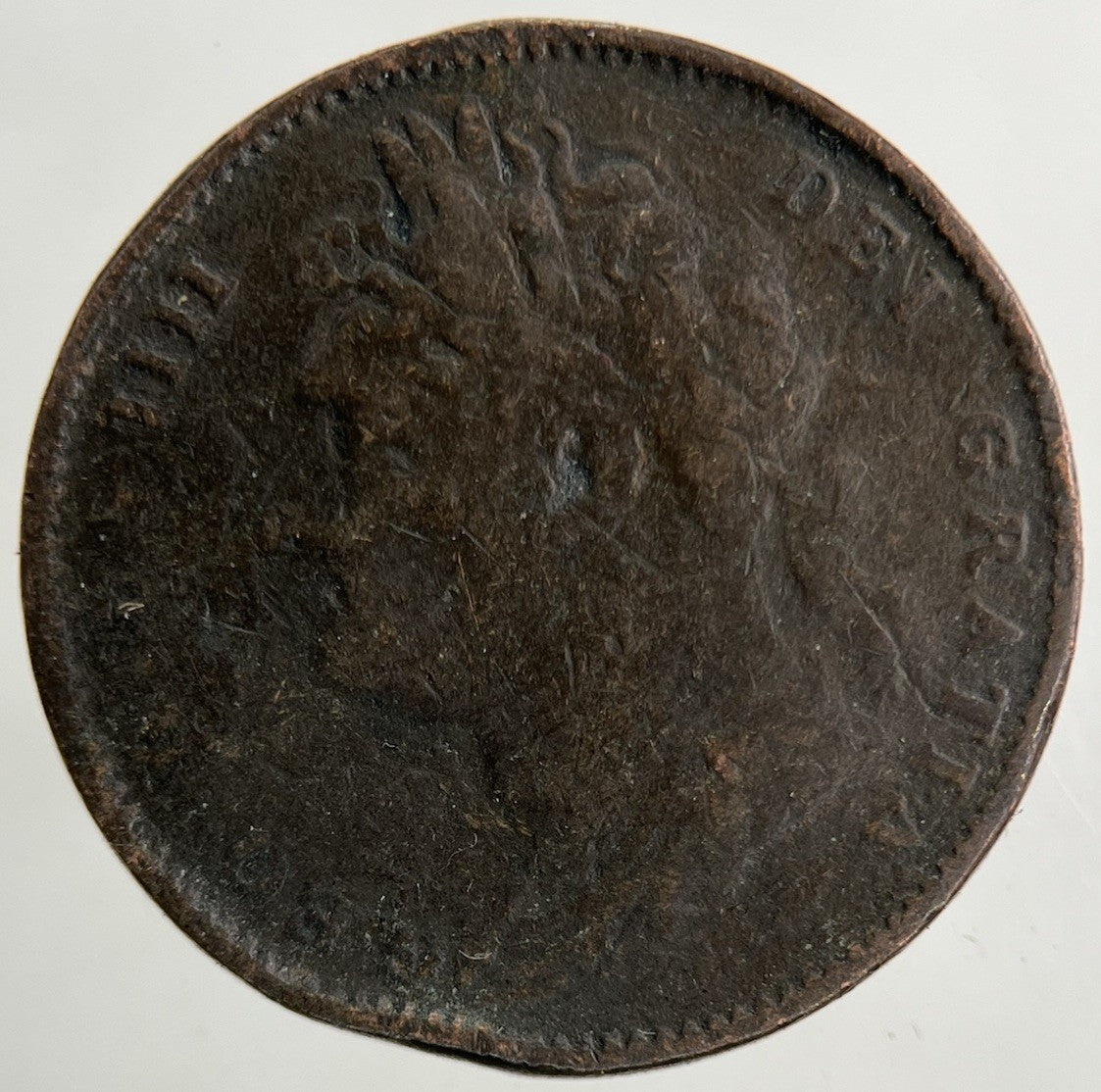 1822 George IV Farthing Coin | Fair Grade