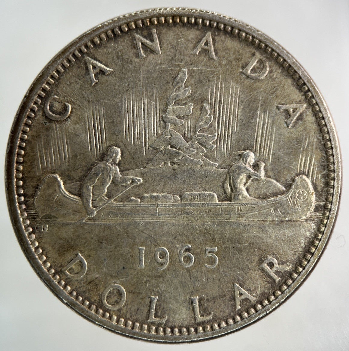 1965 Canada One Dollar Silver Coin | Fine Collectable Grade