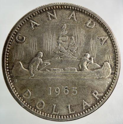 1965 Canada One Dollar Silver Coin | Fine Collectable Grade