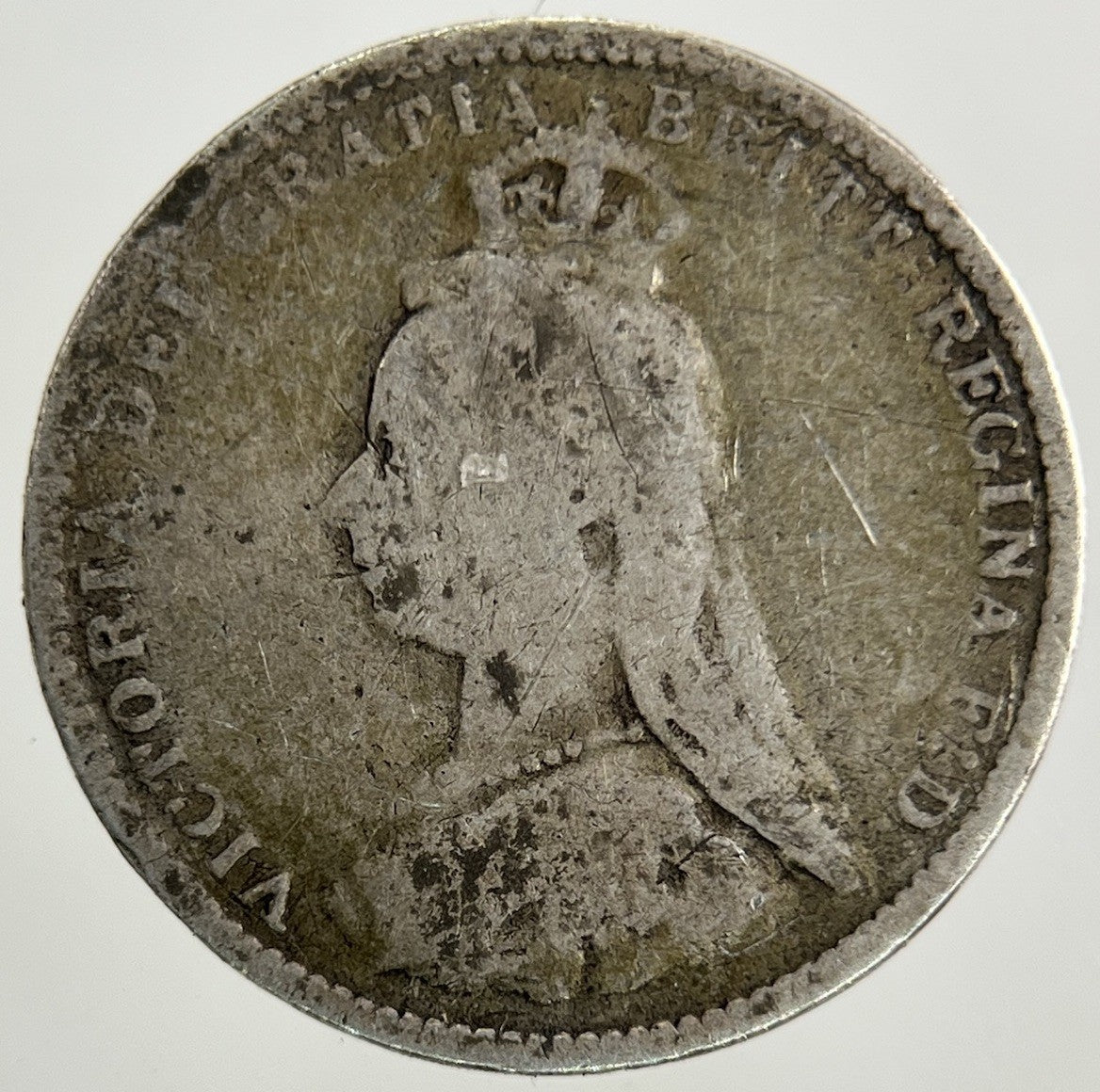 1888 Victoria Threepence Silver Coin | Collectable Grade
