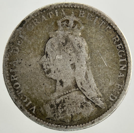 1888 Victoria Threepence Silver Coin | Collectable Grade