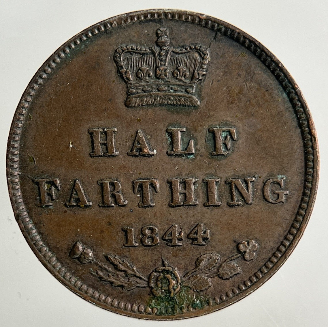 1844 Victoria Half - Farthing Coin | Very High Grade