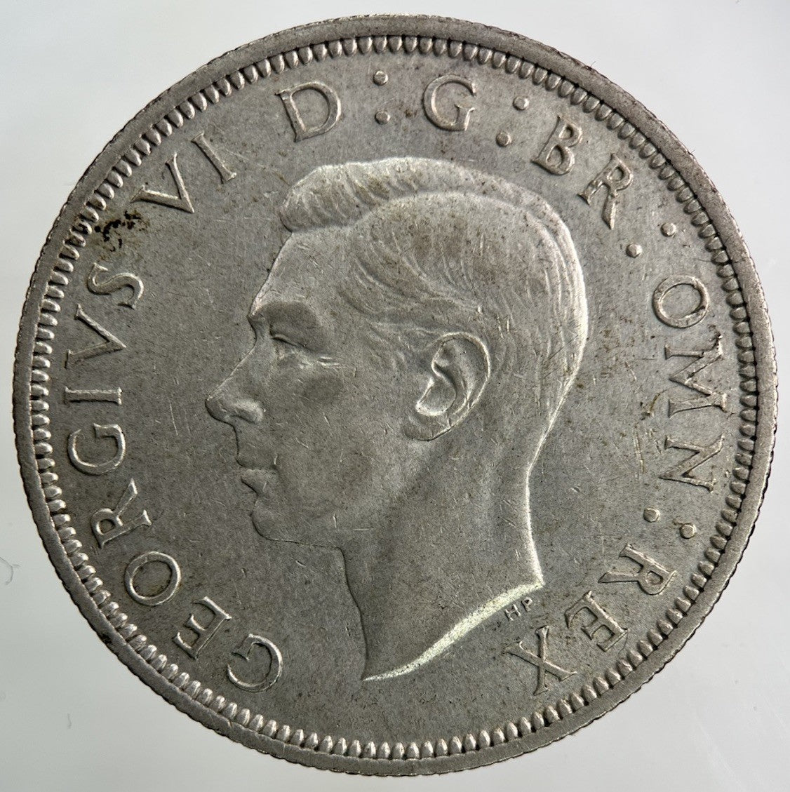 1940 George VI Half - Crown Silver Coin | Very High Grade