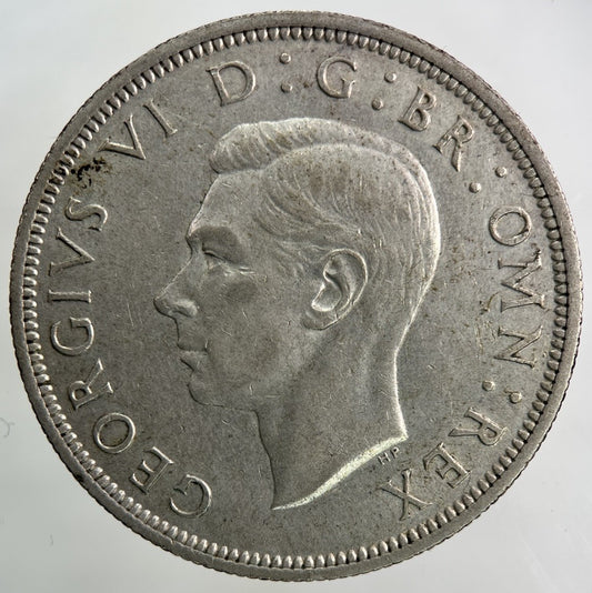 1940 George VI Half - Crown Silver Coin | Very High Grade