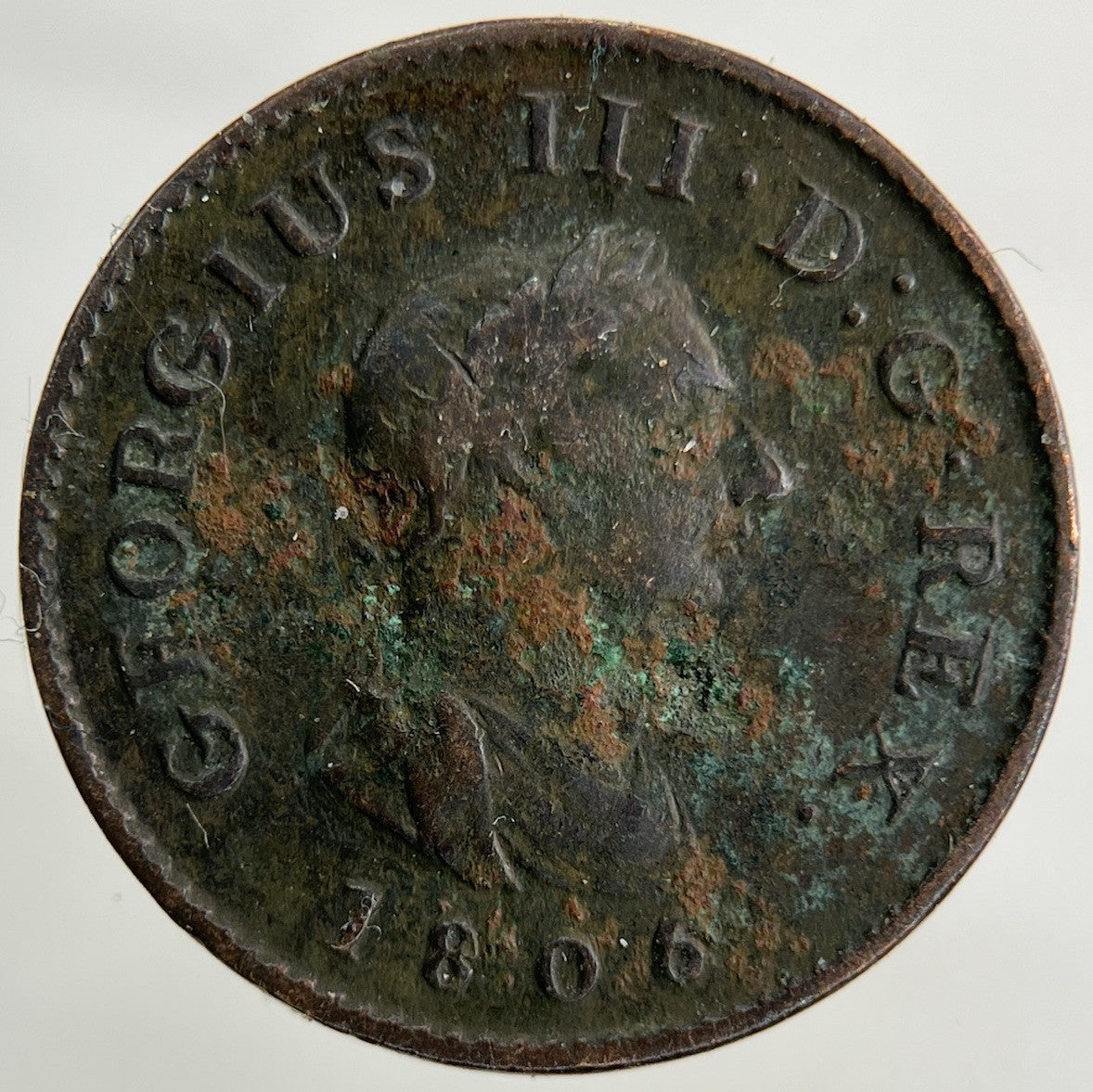 1806 George III 3rd Farthing Coin | Collectable Grade