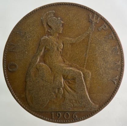 1906 Edward VII One Penny Coin | Collectable Grade
