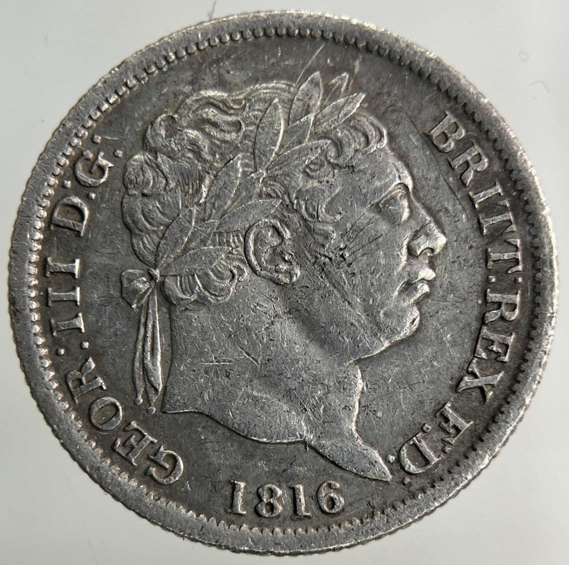 1816 George III 3rd Shilling Silver Coin | Fine Collectable Grade