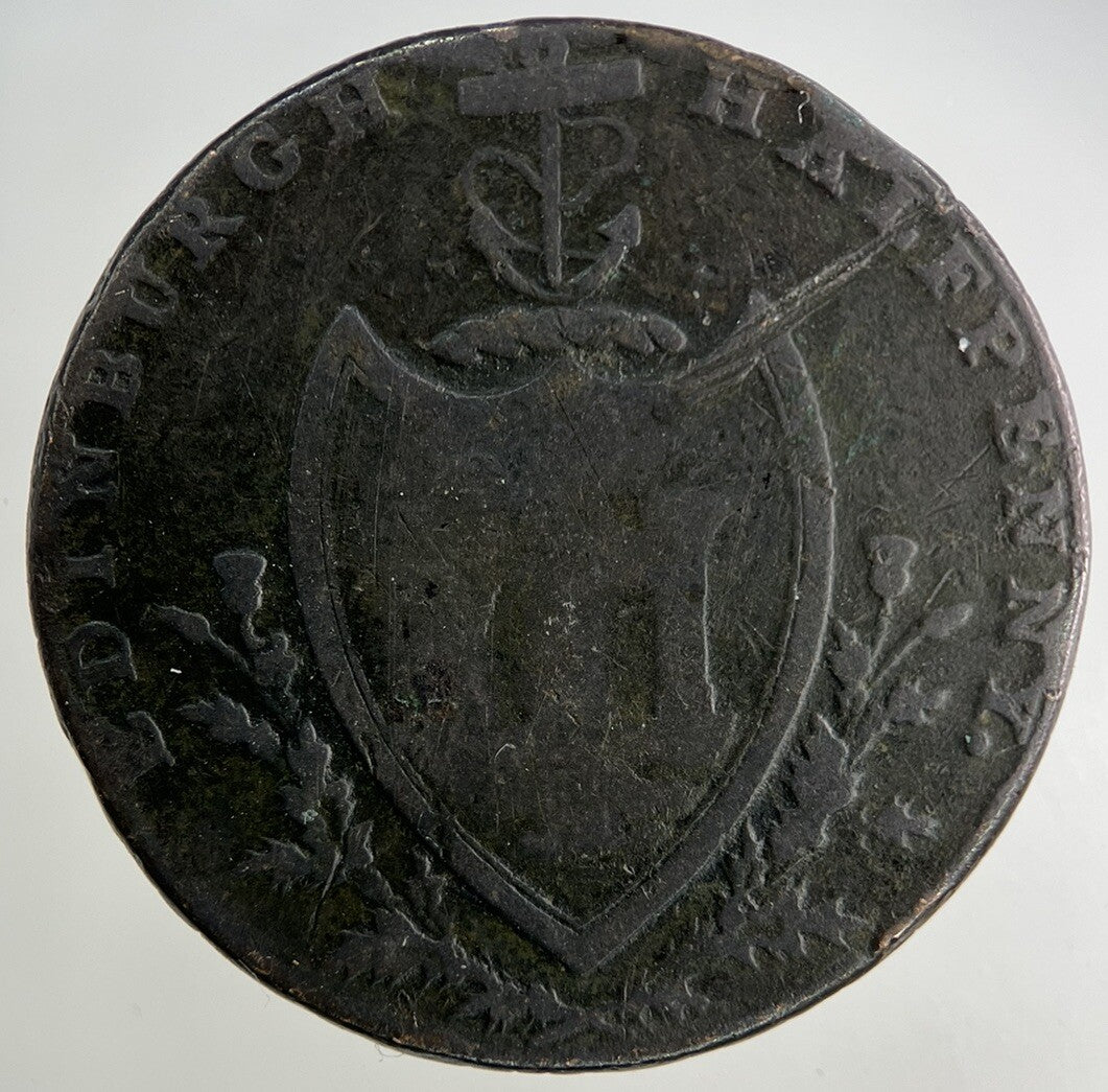 1790 Edinburgh Half - Penny Coin | Collectable Grade
