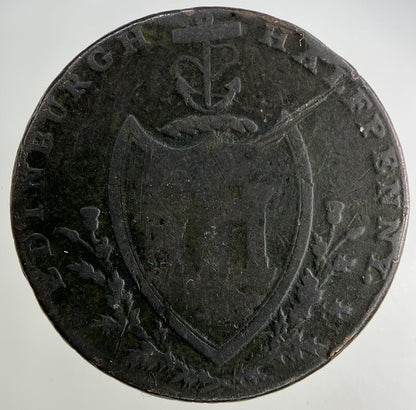 1790 Edinburgh Half - Penny Coin | Collectable Grade