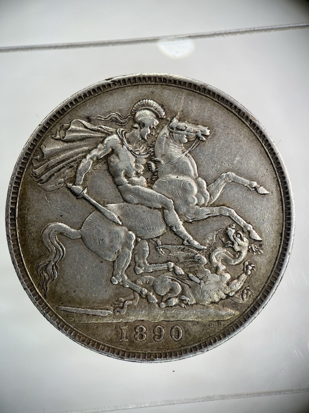 1890 Victoria One Crown Silver Coin | Very High Grade