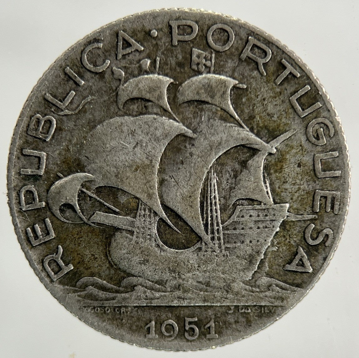 1951 Portugal 2.5 Escudos Silver Coin | Collectable Grade