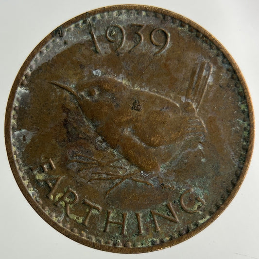 1939 George VI Wren Farthing Coin | Collectable Grade