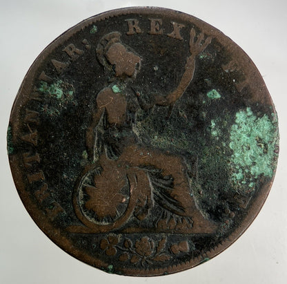 1826 George IV Half - Penny Coin | Collectable Grade