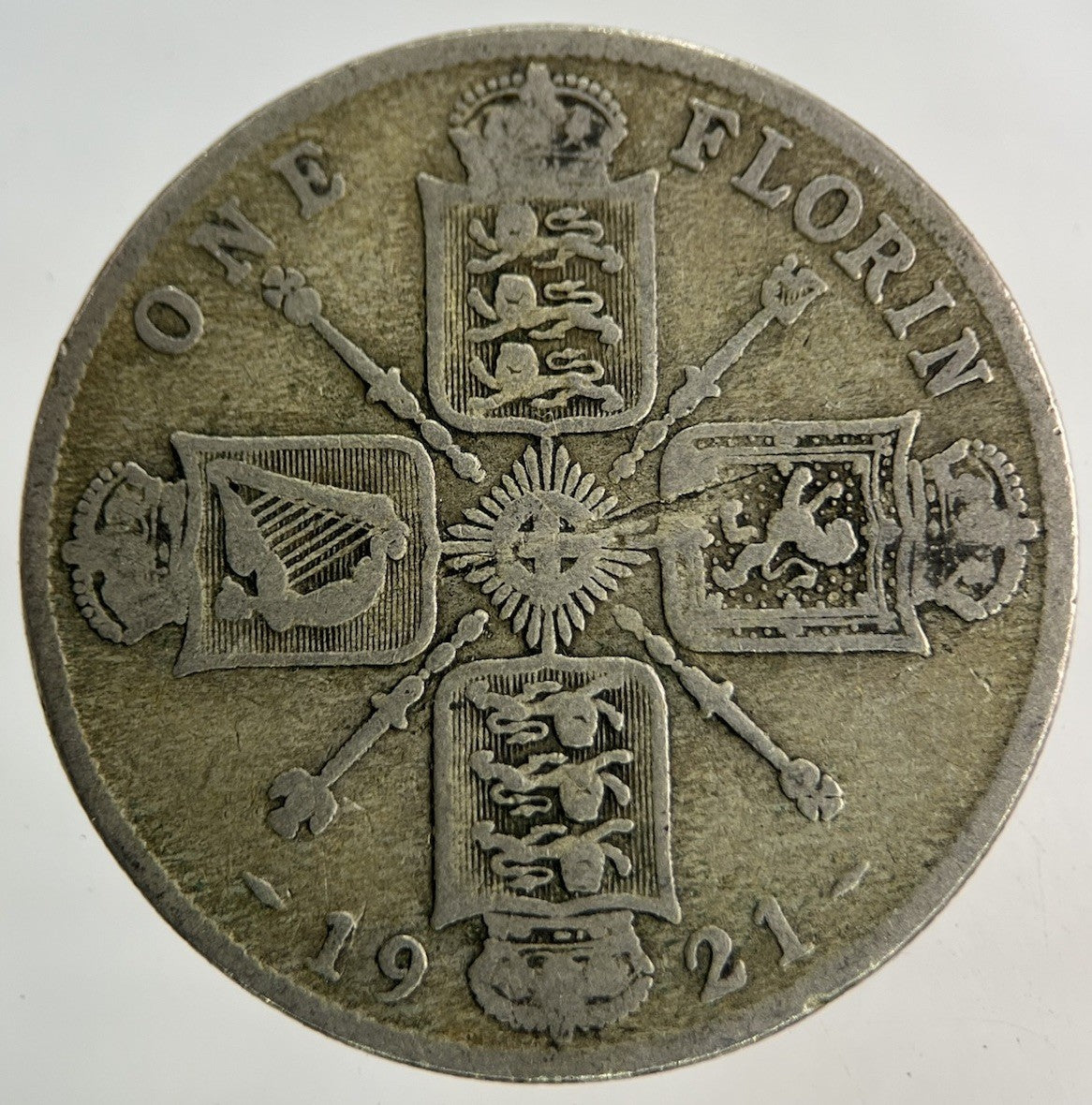 1921 George V Florin Silver Coin | Fine Collectable Grade