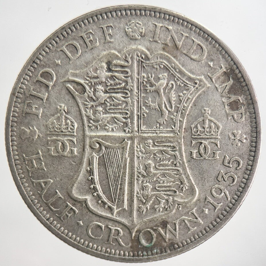 1935 George V Half - Crown Silver Coin | Collectable Grade | a6325