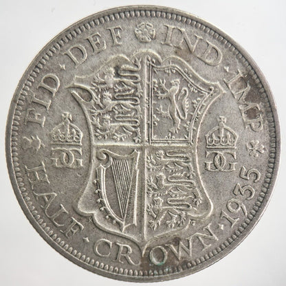 1935 George V Half - Crown Silver Coin | Collectable Grade | a6325
