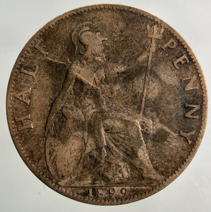1899 Victoria Half - Penny Coin | Collectable Grade