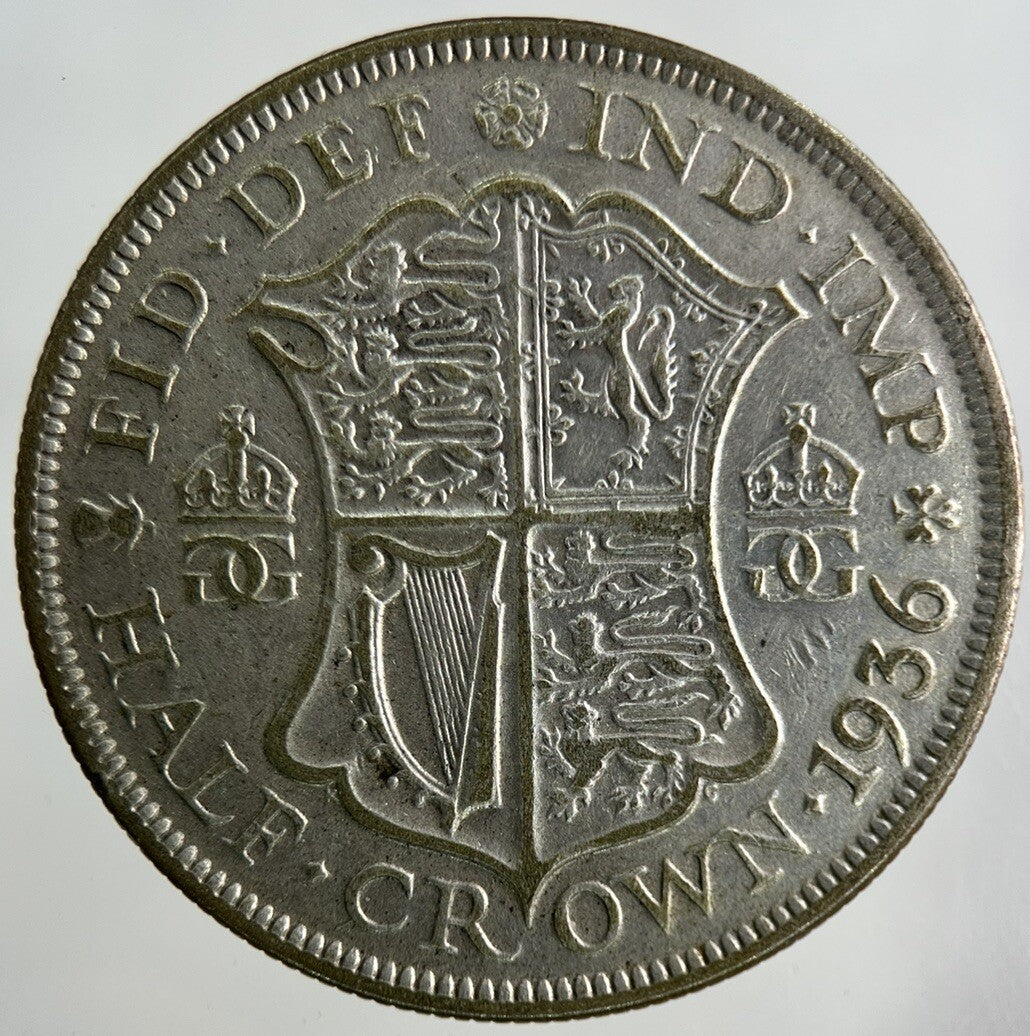1939 George V Half - Crown Silver Coin | Fine Collectable Grade